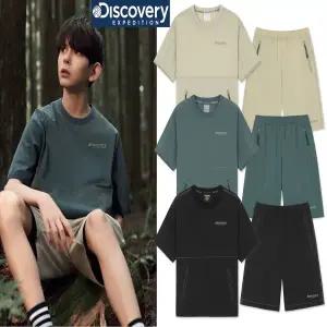 [롯데백화점]디스커버리익스페디션 디스커버리키즈 키즈 경량 우븐 티셔츠&바지 6종 택1