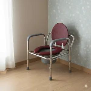 변기의자 요강단지 장애인보조기구 접이식 변기