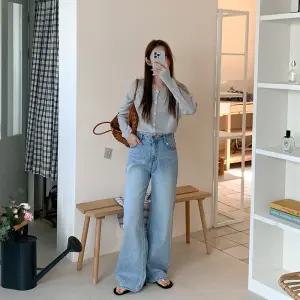 디얼미 와이드 데님팬츠