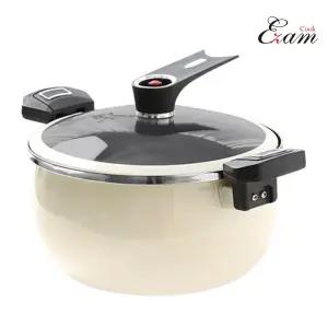 이잼 시그니처 저압 진공 냄비 5L 인덕션 가스렌지 겸용 세라믹코팅 압력냄비