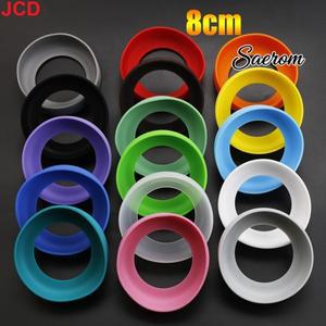 1pcs 8cm 스레드 실리콘 컵 바닥 커버 내마모성 슬리브 물병 보호 케이스 액세서리