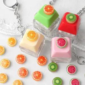 싼비즈 [6424-04]아크릴 키캡파츠 탑꾸재료 입체과일모음 10mm ,1개