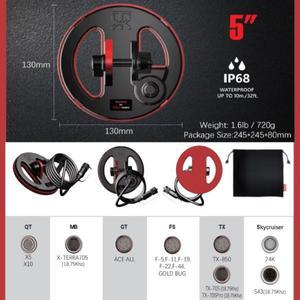 금속탐지기 TX850용 방수 검색 코일, 초고감도 조립 부품