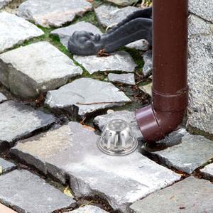 스테인리스 스틸 지붕 잎사귀 거름망 하수구 필터 배수구 가드 사다리 거터 스크린 야외용