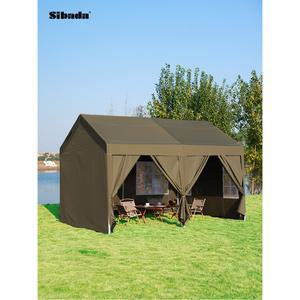 창고형천막 차고용 캐노피 하늘색 천으로 농성 농막텐트 방수 간이