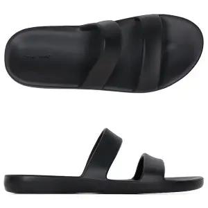 [더로우] 블랙 폼 러버 슬라이드 샌들 F1609RC3 BLK