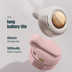 MF019 미니 회오리 바람 휴대용 스냅온 충전 선풍기 허리 클립, 미니 회오리 바람 선풍기, 3 단 핸즈프리