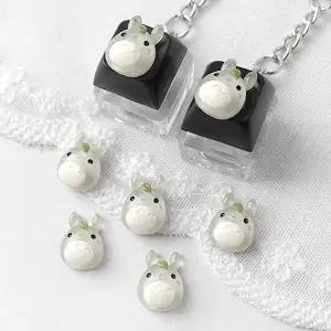 싼비즈 [6424-13]아크릴 키캡파츠 탑꾸재료 글리터이웃집정령 11x15mm ,1개