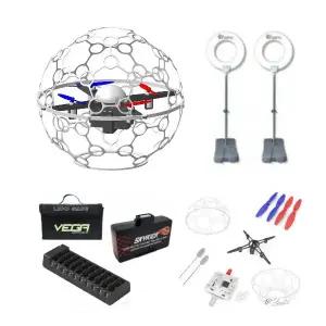 유소년드론축구EVO 시작패키지B (스카이킥EVO10,골대2,배터리키트,부품키트)