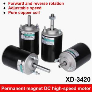 1pc XD-3420 24V 7000 RPM 고속 모터30W 소형 DC 조절 영구 자석