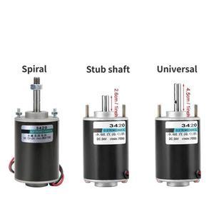 XD-3420 30W 고 토크 DC 모터 12V/24V 영구 자석 미니 DIY 발전기 CW/CCW 3500-7000RPM