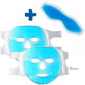 여름 2개 제거 열기 진정 얼굴 쿨링 붓기 아이스 얼음 마스크팩hij722