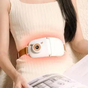 [셀러에이드]진동 마사지기 무선 허리 찜질기 온열 복부 안마기 마사지용품