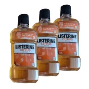 존슨앤드존슨 내츄럴 시트러스 리스테린 250ml 3개