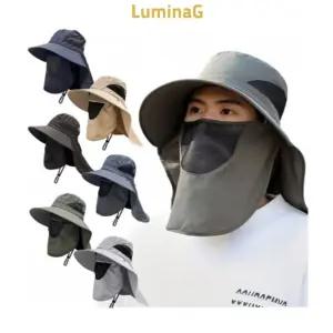 등산 낚시 햇빛차단모자 얼굴 뒷목가리개 캠핑 분리형 얼굴마스크