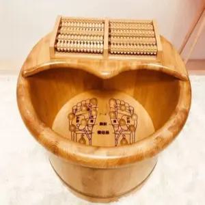 편백나무 족욕기 히노끼 발찜질 나무통 발욕 힐링 온천