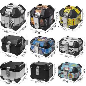 탑박스 오토바이 배달통 가방 알루미늄 배달통파티션 알루미늄탑박스 오토바이탑박스 대용량 피자