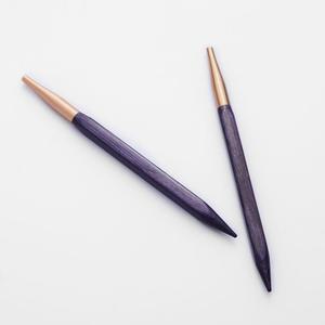 호환 Knitpro JADORE 큐빅 교체 가능한 원형 바늘 팁  두 가지 길이의