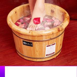 히노끼 족욕통 간이 나무 26cm 욕조 각탕기 대야 좌훈기 습식 원형뚜껑통 쑥30팩