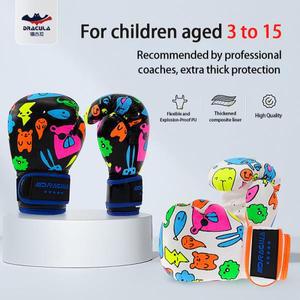 무에타이 드라큘라 어린이 복싱 글러브 산다 격투 소년 태권도 훈련 장비 대회용