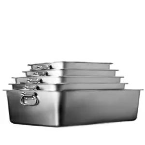 기타보관용기 올스텐 사각 손잡이 바트 용기 반찬통 업소용 대형