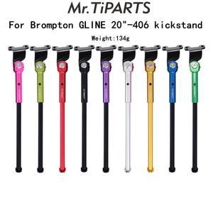 브롬톤 자전거용 미스터팁아츠 G 라인 풋 서포트 알루미늄 합금 20인치 킥스탠드