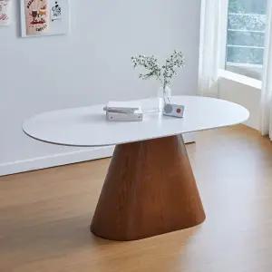 콘 타원형 1600 네이처 세라믹 테이블