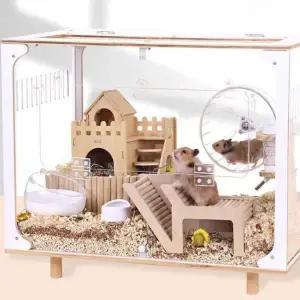 아크릴 케이지 대형 피그미다람쥐 다람쥐 사육장 투명