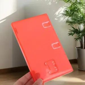 닌텐도칩케이스 보관함 카트리지 스위치 2용 투명 레드 게임 카드 홀더 135세트 - 컴팩트 보관 케이스