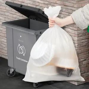 재활용비닐봉투 평판봉투 150 대형비닐봉투 투명 100X150 50매재활용 비닐봉지 분리수거 일반