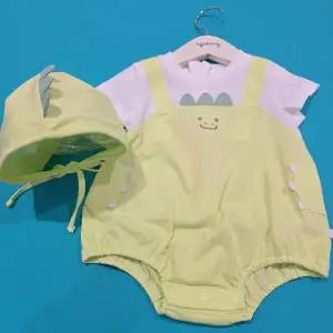 [아가방] CB01 빅토 공룡 반팔바디수트(모자) 26SS 빅토 공룡 반팔바디수트(모자) (S48015641)