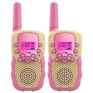 어린이용 무전기 AA 배터리 무선 인터콤 양방향 통신 휴대용 송수신기 22채널 LCD 손전등 선물용