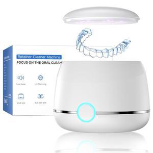 리테이너 45kHz 틀니 5분 10분 모드 화이트 청소 200ml 주얼리용 마우스가드 충전식 얼라이너 커버 포드