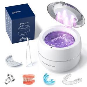 리테이너 머신 얼라이너 마우스 가드 칫솔 주얼리 업그레이드 있는 45kHz 조명이