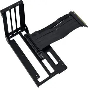 LIANLI A3-mATX 수직 GPU 키트 블랙 브래킷 및 PCI-e 4.0 세대 호환 라이저 케이블 A3-1X