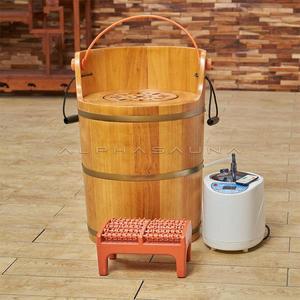 나무 족욕통 페디큐어 욕조 발 스파 질 버킷