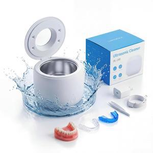 경비원 구강 보호대 틀니 주얼리 얼라이너 200ML 모드 루미스페이스 칫솔 타이머 디지털 리테이너 청소기 화이트용 2가지 교정기