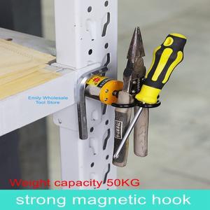 자석 흡입 철 휴대용  설치가 필요 없는 안전 하드웨어 매달려 내하중 후크 특수