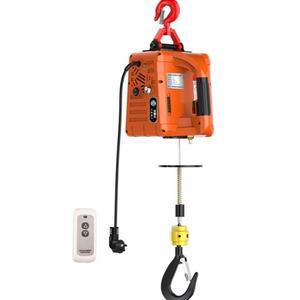 500KG 부하 휴대용 전기 윈치 견인 호이스트 수동/원격 제어/와이어 220V/110V 리프팅 도구