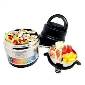 보온도시락 찬통 아폴로 2.3L 캠핑 보온도시락통 도식 rat8+4WRY