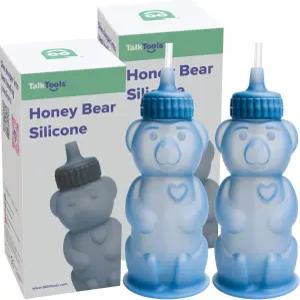 토크툴스 하니베어 실리콘 빨대 컵 식기세척기 안전한 아기 음료 병 프리미엄 식품 등급 소재 4개월 이상용