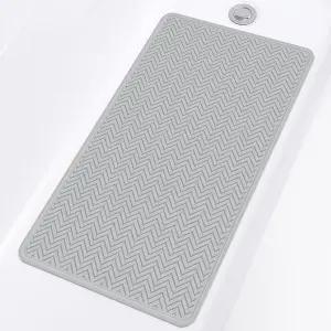 OTHWAY 욕조 매트 미끄럼 방지 27인치 x 17인치 목욕 246개의 강력한 흡입 컵이 있는 세탁기 샤워 작은