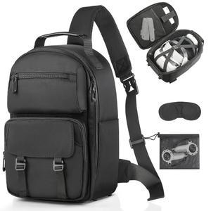 VR 헤드셋 가상 현실 및 터치 컨트롤러 액세서리와 호환되는 FOREGOER 하드 캐리링 케이스, 여행 가정용 대용량 휴대용 보호 백팩.