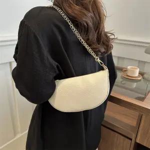 여친 여름 빈티지 크로스백 슬림핏 솔리드 지퍼 만두 숄더 패피2