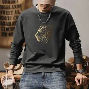 남친 가을 캐주얼 라운드넥티 긴팔 티 큰사이즈 빅사이즈 패피3