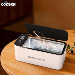 휴대용 초음파 안경 세척기 보석 세척 가정용 메이크업 500ml 46kHZ 장치 브러쉬용