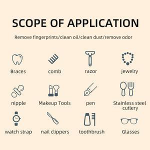 안경 세척기 가정용 다주파 타이머 보석 칫솔