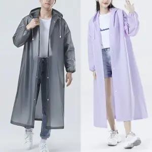 레인코트 경량 캠핑우비 EVA 롱우비 우비 패션 여자 코트우의 남자
