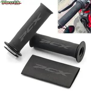 혼다 PCX160 125 150 160 오토바이 핸들 바 열 수축 그립 커버 미끄럼 방지 고무 장갑