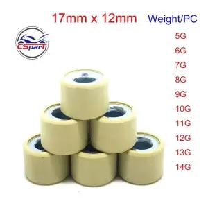 레이싱 바리에이터 롤러 슬라이더 무게추 APRILIA DERBI 스즈키 AG100 AN125 HS125T 150cc 스쿠터용 17x12